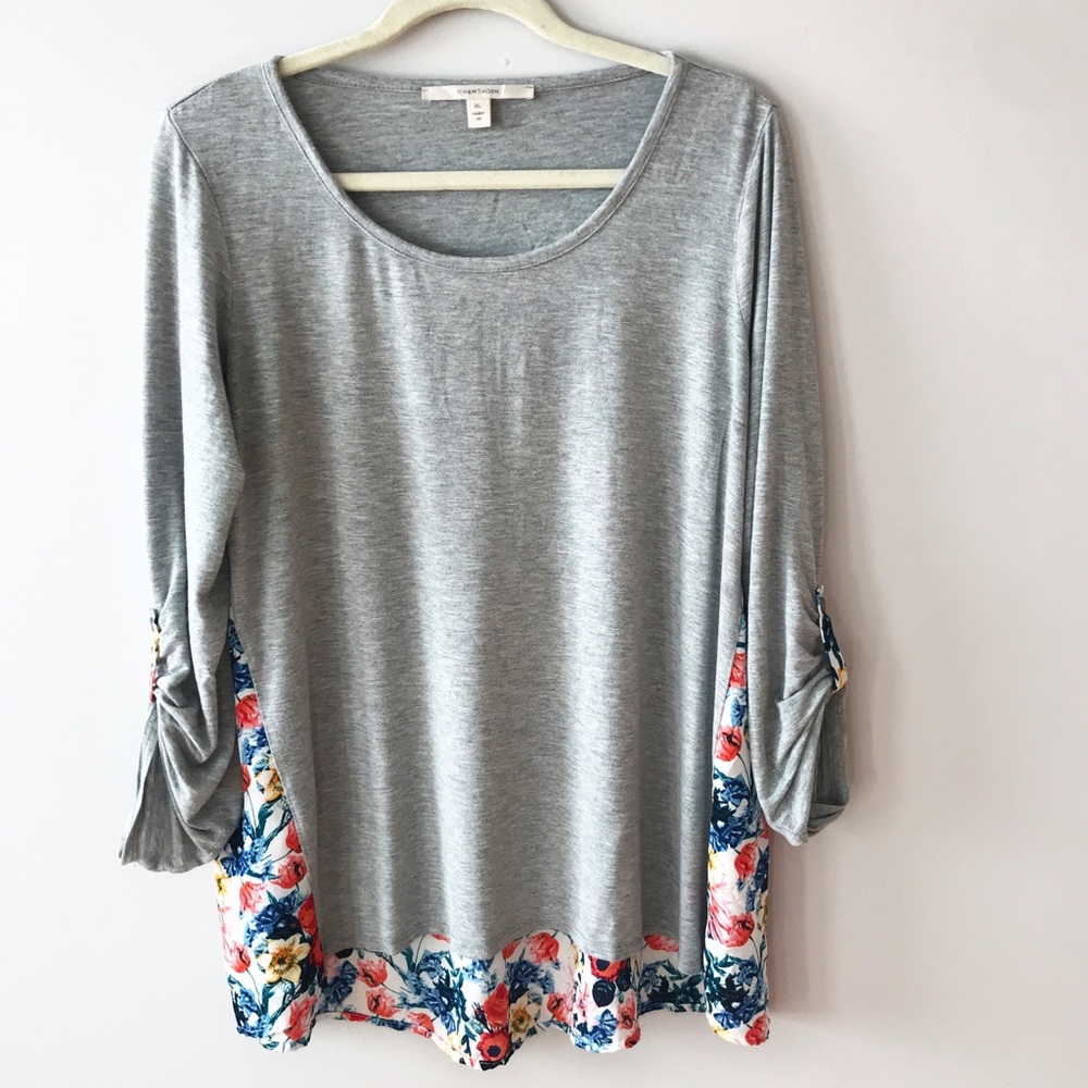 41 Hawthorn Dido Mix Print Floral Top